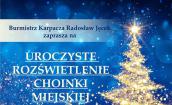 Uroczyste rozświetlenie choinki miejskiej w Karpaczu
