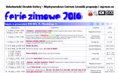 Ferie Zimowe w Bolesławieckim Ośrodku Kultury