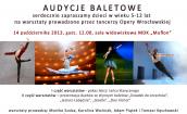 AUDYCJE BALETOWE W MUFLONIE