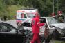 Zderzenie w Kaczorowie. Trzy osoby wylądowały w szpitalu