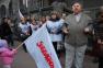 Protest pod kamiennogórskim Ratuszem