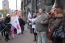 Protest pod kamiennogórskim Ratuszem
