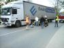 Tragedia pod Szrenicą, motocyklista zginął pod kołami tira