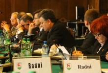 Radni o planach, baszcie i łączeniu szpitali