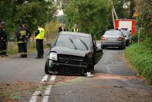 Groźny wypadek, kobieta trafiła do szpitala