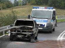 Spłonął polonez na Kapeli