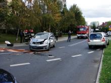 Nissanem w subaru, kobieta z dwójką dzieci w szpitalu