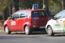  Uderzył w „elkę” i przerwał egzamin