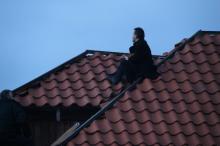 To mieszkaniec Bogatyni uciekł na dach