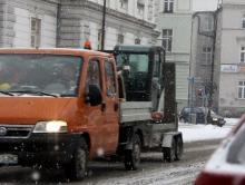 Aleja Wojska Polskiego w drugi dzień wiosny wygląda raczej jak z początku zimy. Fot. ROB
