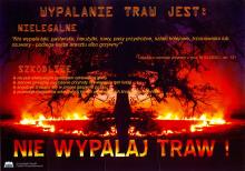Zakaz wypalania traw