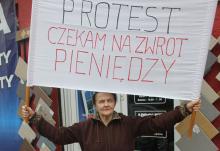 Ubiegłotygodniowy protest pani Ani na razie nie przyniósł rezultatu. Fot. ROB