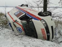 Wypadek karetki wiozącej chorą