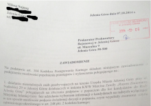 Jest doniesienie przeciwko komitetowi urzędującego prezydenta