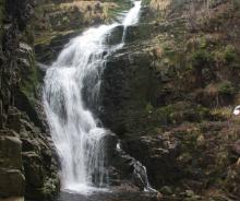 Remont przy Wodospadzie Kamieńczyka