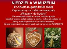 Świąteczne warsztaty w Muzeum Karkonoskim