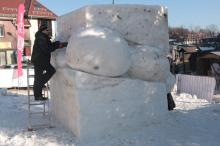 Marzenia rzeźbione w śniegu