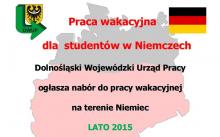 Praca dla polskich studentów w Niemczech w okresie wakacji LATO 2015