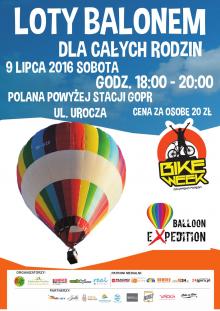 Loty balonem atrakcją Bike Weeku