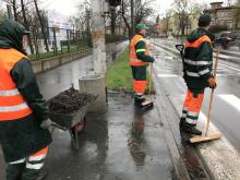 Sprzątają miasto po zimie