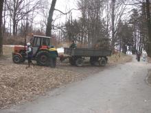 MPGK sprząta park na Wzgórzu Kościuszki