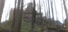 Opuszczone ruiny Zamku Gryf