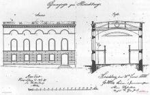 Tablica w miejscu synagogi