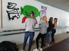 Malowali graffiti, by zaprotestować przeciw hejtowi