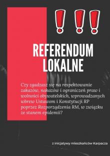 Wniosek o referendum lokalne złożony