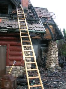 Żywioł ognia strawił dom w Jeżowie