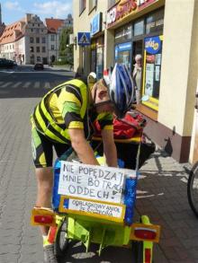 „Odblaskowy Anioł” przyjechał do Lwówka Śląskiego