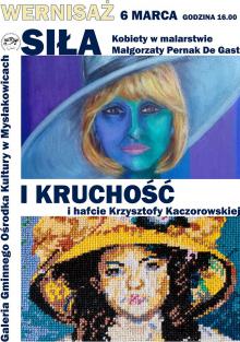 Wystawa SIŁA i KRUCHOŚĆ Kobiety w GOK w Mysłakowicach