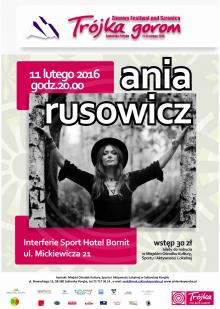 Festiwal Trójka Górom - Koncert Ani Rusowicz